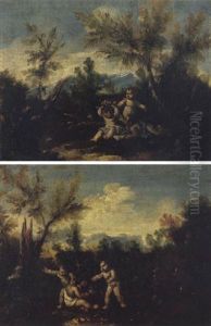 Giochi Di Putti In Un Paesaggio Giochi Di Putti In Un Paesaggio