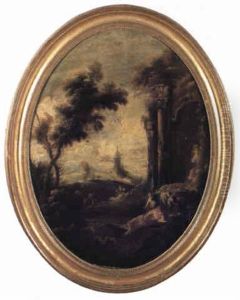 Paysage Aux Ruines Antiques by Antonio Francesco Peruzzini