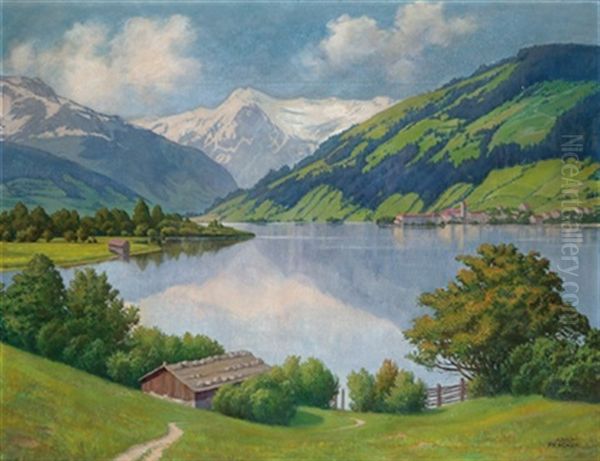 Blick Auf Zell Am See Mit Kitzsteinhorn - view 1