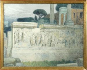 Forumromanum by Ferdinand Boberg