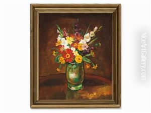 Painting Flowers In Vase