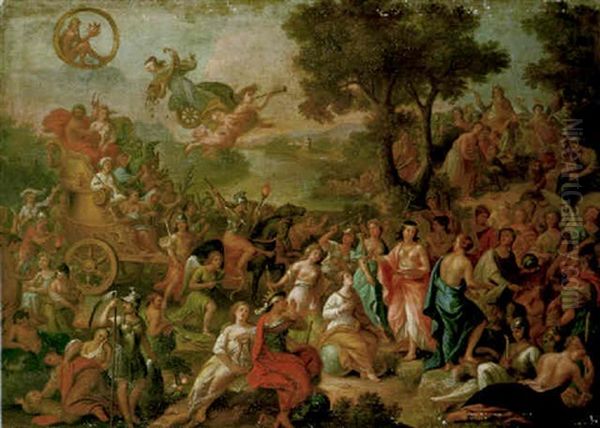 The Gods Presiding Over The Liberal Arts On Mount Olympus - view 1