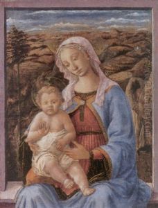 Madonna And Child Seated On A Window Ledge Madonna And Child Seated On A Window Ledge