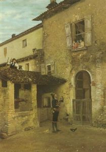 The Serenade by Domenico Pesenti