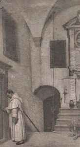 Sacerdote En La Sacristia