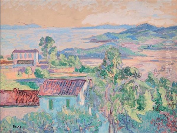 Paysage Mediterraneen (les Maures) - view 1