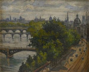 Paris, La Seine Vue Depuis Le Quai Voltaire