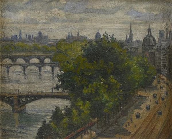 Paris View From The Quai Voltaire - view 1
