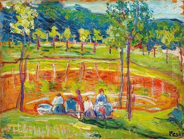 Le Mans La Mare Rouge - Les Lavandieres - view 1