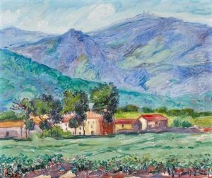 Le Mas Jardy Pres D'argeles-sur-mer by Jean Misceslas Peske