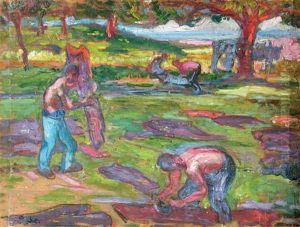 Les Bucherons (+ Paysage; Verso)
