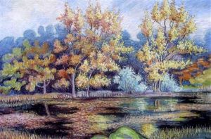 Paysage D'automne by Jean Misceslas Peske