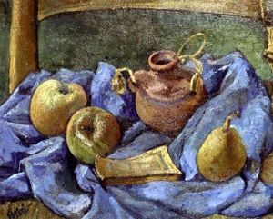 Nature Morte Au Drap Bleu by Jean Misceslas Peske