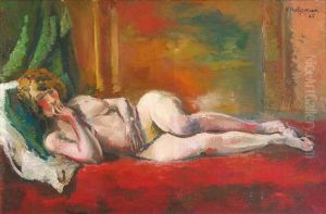Nu Sur Le Sofa by Vladimir Boberman