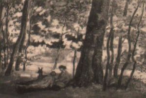 Repos Sous Les Arbres by Jean Misceslas Peske