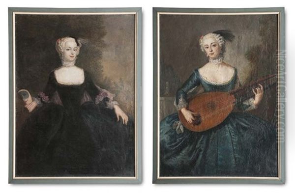 Eleonore Von Schlieben-sanditten, Freifrau Von Keyserlingk (1720-1755)/hofdame Der Konigin Elisabeth Christine, Ehefrau Friedrichs Des Grosen. 2 Werke - view 1