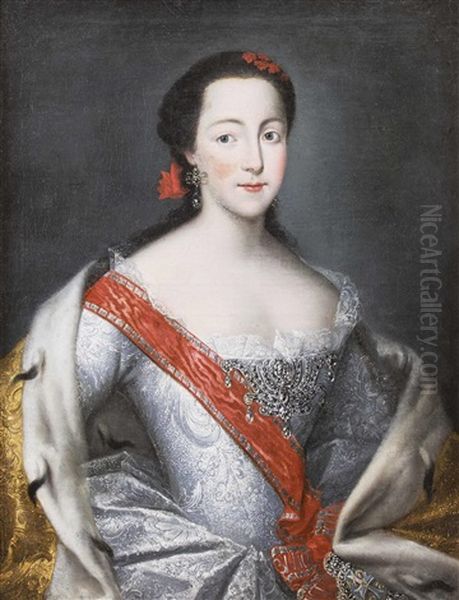 Portrat Katharina Ii. Alexejewna (geb. Sophie Auguste Friederike Von Anhalt-zerbst), Kaiserin Von Russland 1729-1796 - view 1