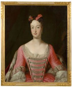 Princess Wilhelmine Of Prussia, Later Margravine Of Bayreuth (1709-1758) by Antoine Pesne