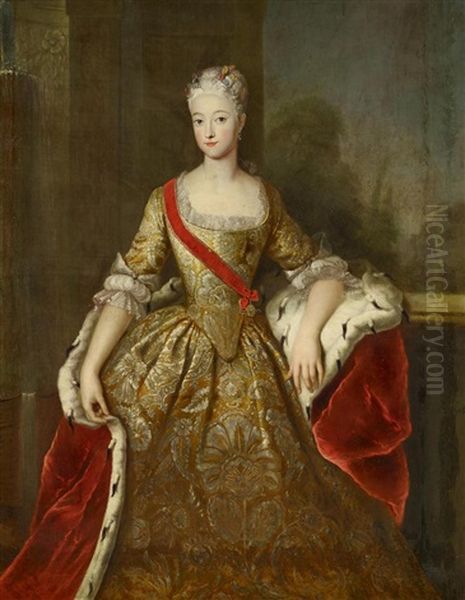 Portratbildnis Der Prinzessin Sophie, Markgrafin Von Brandenburg-schwedt, Geb - view 1