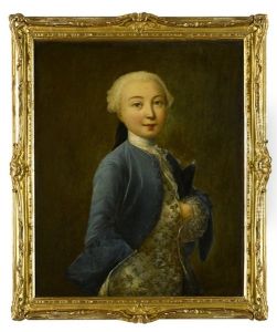 Portrait D"un Jeune Garcon En Habit De Cour