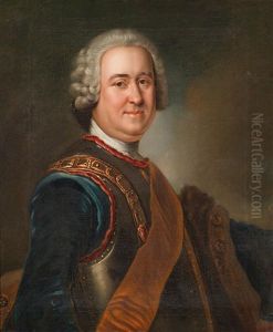 Portrat Des James Francis Edward Graf Keith (1696-1758) Als Preusischer Generalfeldmarschall Mit Dem Band Des Schwarzen Adlerordens