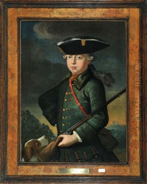 Halbportrait Von Kronprinz Friedrich In Jagdkleidung - view 1