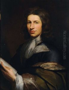 Portrait D'un Peintre by Antoine Pesne
