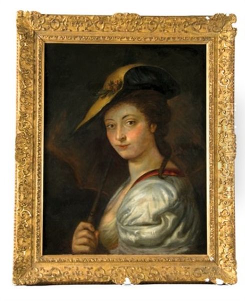 Portrait De Femme Au Chapeau - view 1