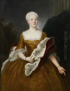 Portrat Der Furstin Gisela Agnes Von Anhalt-dessau by Antoine Pesne