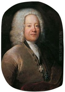 Bildnis Des Freiherrn Heinrich Christian Von Ende, Geschmuckt Mit Dem Johanniterorden Und Dem Orden Pour La Generosite