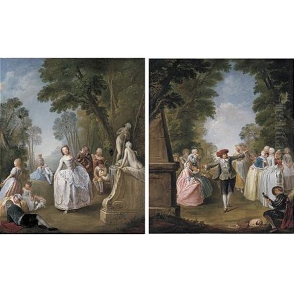 Fetes Galantes (pair) - view 1