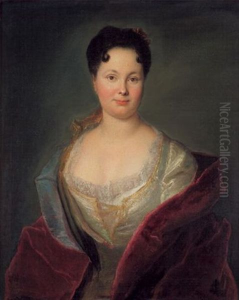 Bildnis Des Mediziners Pierre Carita Im Dreiviertelprofil Nach Rechts (+ Bildnis Seiner Gemahlin Jeanne Burgeot En Face; 2 Works) - view 1