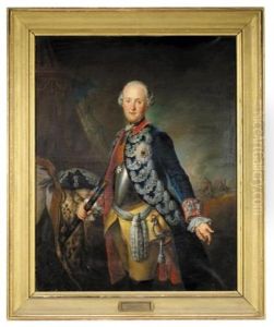 Portrait Of Ferdinand, Duke Of Brunswick-wolfenbuttel by Antoine Pesne
