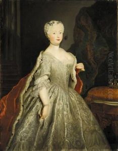 Portrait Of Queen Elizabeth Christine Of Prussia, Wife Of Frederick The Great (collab.w/studio)
