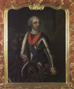 Portrait De Louis Xv Portant L'armure by Antoine Pesne