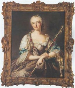 Portrait Of A Lady As A Shepherdess