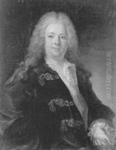 Portrait D'homme A La Veste Bleue