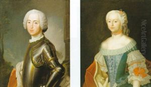 Portratt Forestallande Friedrich, Hertig Av Mecklenburg-schwerin Portratt Forestallande Friedrich, Hertig Av Mecklenburg-schwerin
