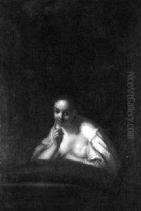 Portrat Einer Jungen Frau by Antoine Pesne