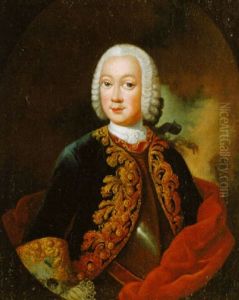 Brustbildnis Des Jugendlichen Friedrich Der Grosen In Reichverziertem Rock Und Kurasse