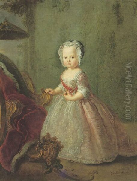 A Portrait Of Friederike Charlotte Leopoldine Luise, Markgrafin Von Brandenburg Schwedt, At The Age Of Three - view 1