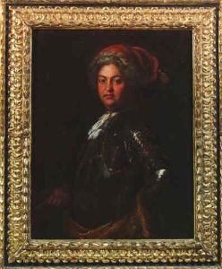 Portrait Of A Nobleman, Wearing Armour And A Red Bonnet