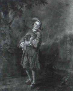 Joueur De Cornemuse by Antoine Pesne