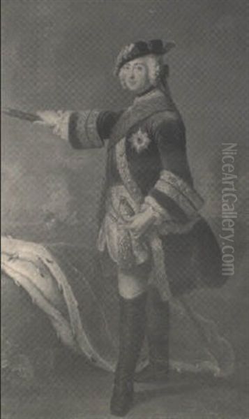 Portrait De Frederic Ii Roi De Prusse - view 1