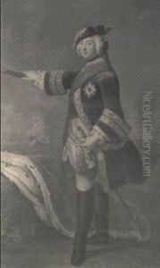 Portrait De Frederic Ii Roi De Prusse