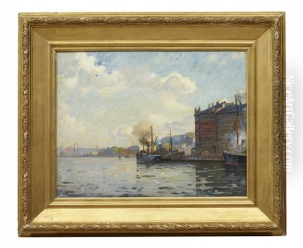Motiv Mot Blaiseholmen Fran Nybroviken - Stockholm - view 1