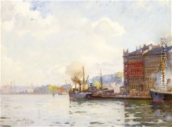 Motiv Mot Blaiseholmen Fran Nybroviken - Stockholm - view 1