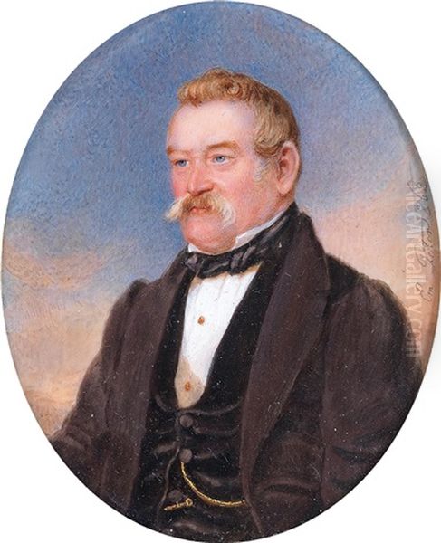 A Portrait Of A Gentleman With A Moustache - view 1
