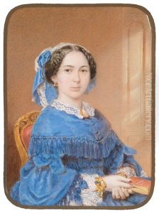 Bildnis Von Herrn Und Frau Raimann Koloritsch (pair)