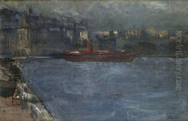 Bateau Quittant Le Port - view 1